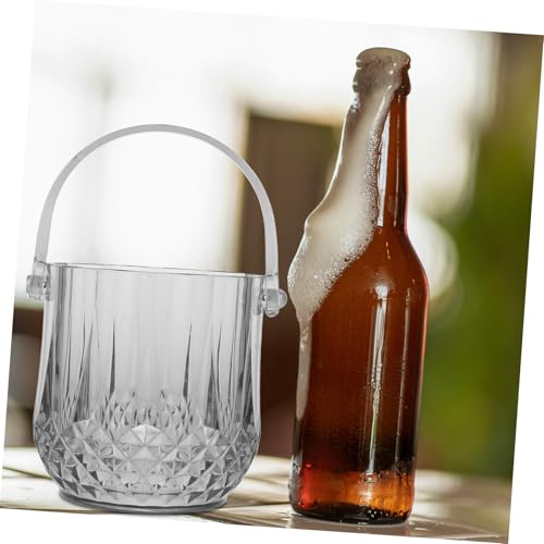 Cubo de hielo de almacenamiento Anneome tipo mini bañera para botellas pequeñas 4