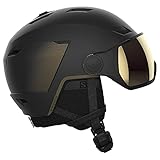 SALOMON Herren Pioneer Lt Visor Sigma Blk/Gre Helm Helmet, Mehrfarbig (Mehrfarbig), L 5962