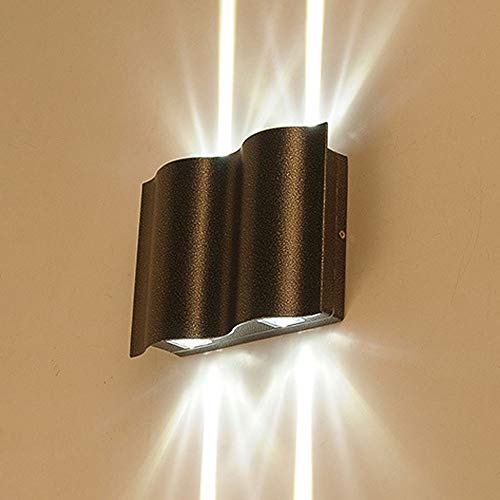 Moderna Luz de la Pared Arriba Y Down Wall Hallway Lights Outdoor 12W LED L�mpara de pared L�mpara de pared IP65 Aplicaci�n de la pared de aluminio impermeable para villas, jardines, patios, terrazas,