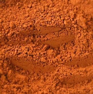 Mineral Pigments for artistic and decorative paints, cement, resin, varnish, mortar (Roussillon Red Ochre Natural Mineral Pigment)