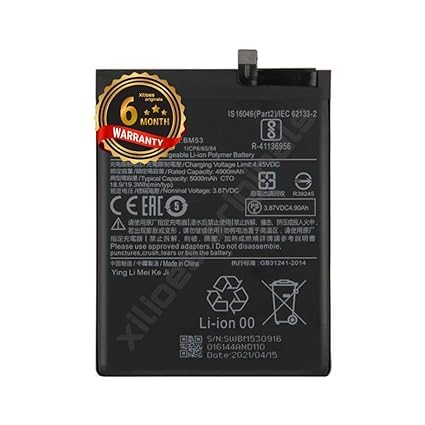 Image of BM53 Battery for Redmi 10T 5G (Mi 10T Pro 5G) M2007J3SY, M2007J3SG Battery with 6 Month Warranty**** (Y245)