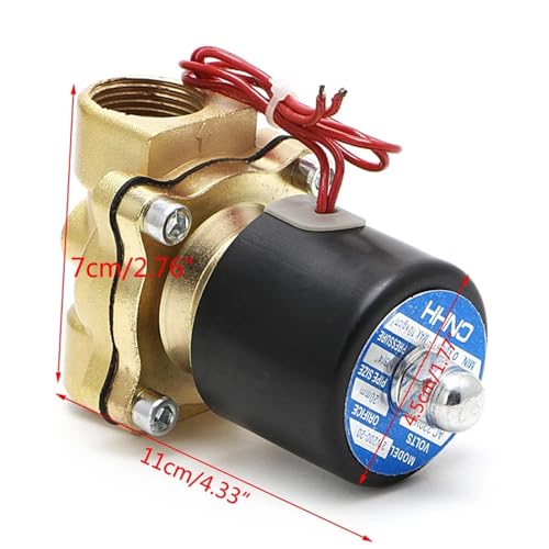 Électrovanne pneumatique 3/4 haute résistance 220V air et eau - 5