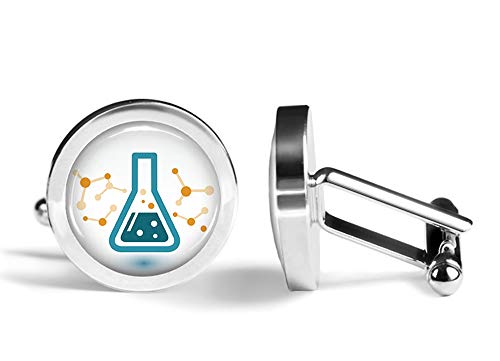 Mancuernillas Chemistry Cufflinks Biology Edición Angulada miniatura 1