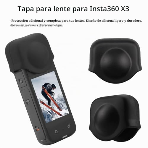 Kit de accesorios para Insta360 X3 evita arañazos con funda y protector 4