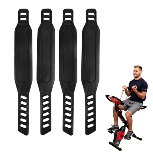 FACILE DA USARE: la cinghia del piede si adatta alla maggior parte delle biciclette stazionarie e alla maggior parte dei tipi di piedi. I lati sinistro e destro della cinghia sono contrassegnati in modo da poterli distinguere chiaramente e non sbagliare.
