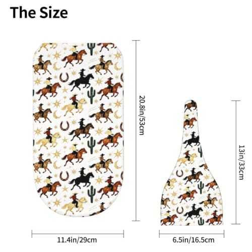 Image of Lcokin Vintage Western Baby Stuff Swaddle Blanket with Hat, Newborn Receiving Blanket Set