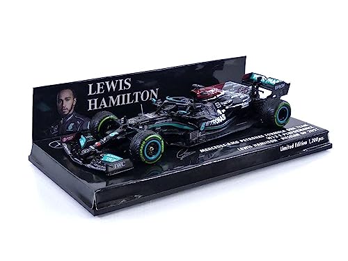 Mercedes AMG W12 Lewis Hamilton 1:43 Minichamps miniatura 2