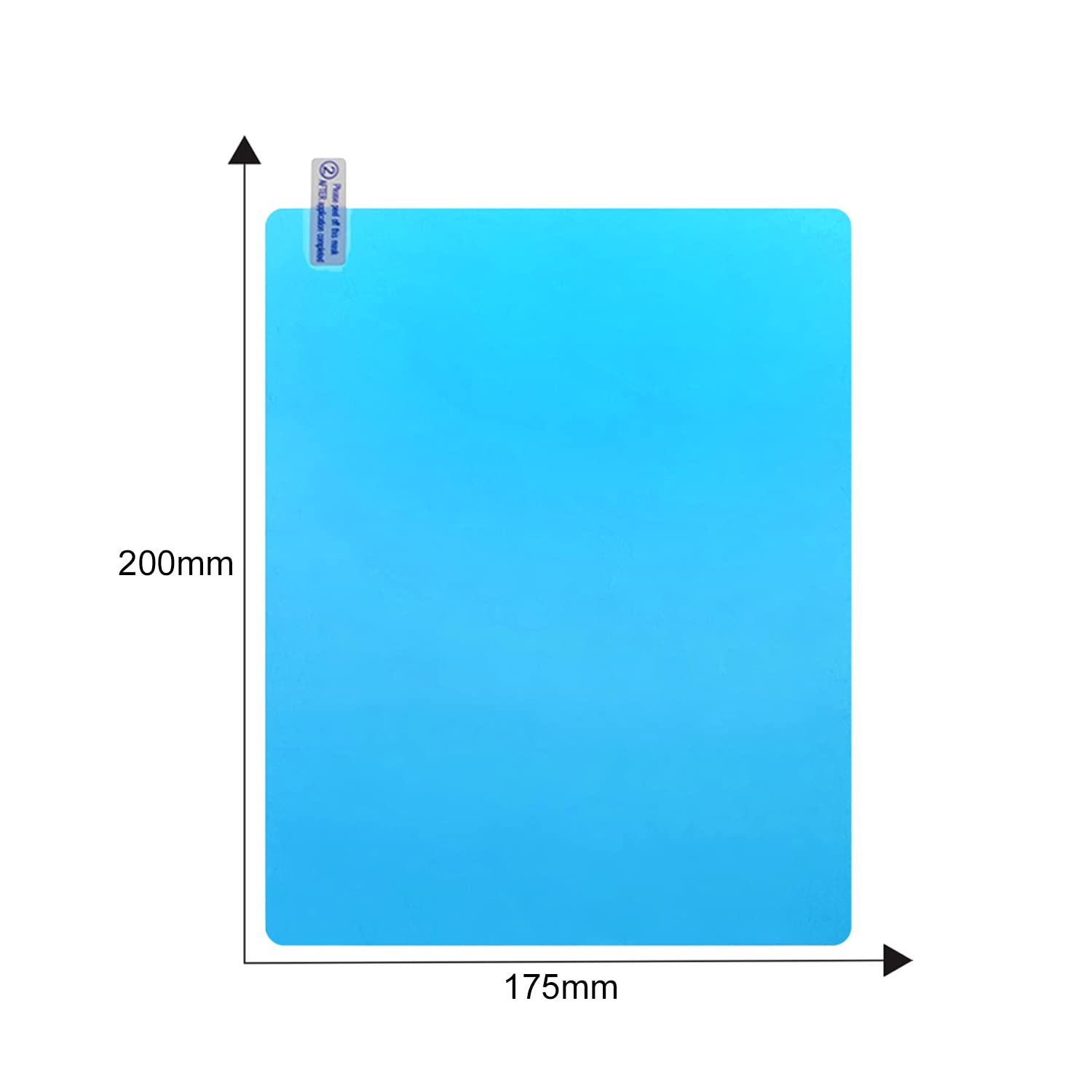 Anti Fog HD Rainproof Film with Nano Coating, Rear View Mirror and Side Window Protective Film Set