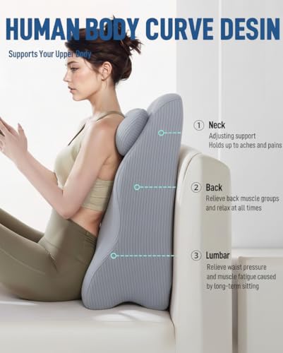 Image of PilloWillo Multifunctional Wedge Cushion | Sitting, Sleeping, Leg Elevation, Face Down Sleeping, Acid Reflux Relief | Orthopedic Memory Foam Pillow for Abdomen, Back, Neck, Leg & Versatile Usage
