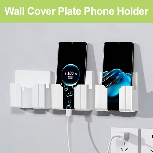 Couvertures pour prises ou interrupteurs double usage avec support smartphone