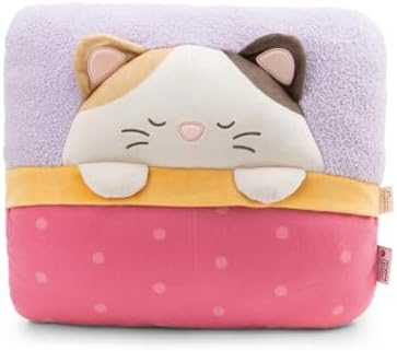 NICI Kuscheltier Katze Angy 35x30x18cm -62916 | Kuscheltier und -Kissen aus weichem NICI Plüsch, Kawaii-Plüschtier zum Kuscheln und Entspannen, für Kinder und Erwachsene