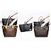 iN. Multi-Pocket Travel Handbag Organizer Insert Large for Tote Bag Purse Liner Insert Organizer with Handles (Large, Black)