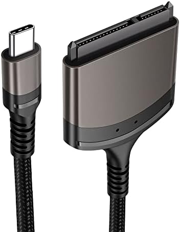 Câble Adaptateur USB-C Vers SATA 15+7 Broches - Pour Connecter Un Disque Dur HDD/SSD 2.5" à Votre Ordinateur