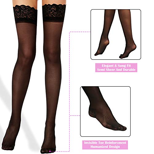 Image of Lidogirl Lace Top Thigh High Stockings