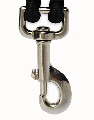 Jerk-Ease Bungee Dog Leash Extension - Large Black - Thumbnail 2