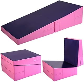 Giantex Incline Gymnastics Mat Wedge Folding and Non-Folding Gymnastics Gym Fitness Skill Shape
