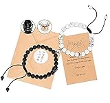 Un regalo dulce para tu amante, dale un par de pulseras de amantes dulces para presenciar el dulce amor entre usted. El regalo perfecto para su esposo / esposa, novio / novia en aniversario, cumpleaños, día de San Valentín, compromiso y otros días especiales.