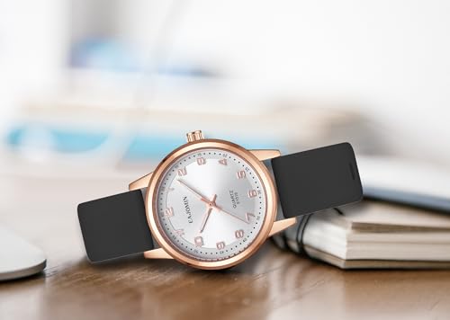 Stylish Waterproof Quartz Nurse Watch for Women - Easy to Read Analog Timepiece with Comfortable Silicone Band - Image 2