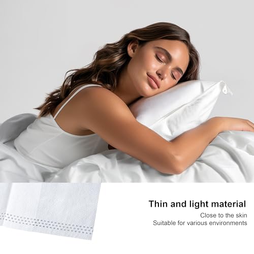disposable pillow case coverspack of 100bulk pillow cases for medical hospital travelpaper pillow cases disposable 21 width x 30length white