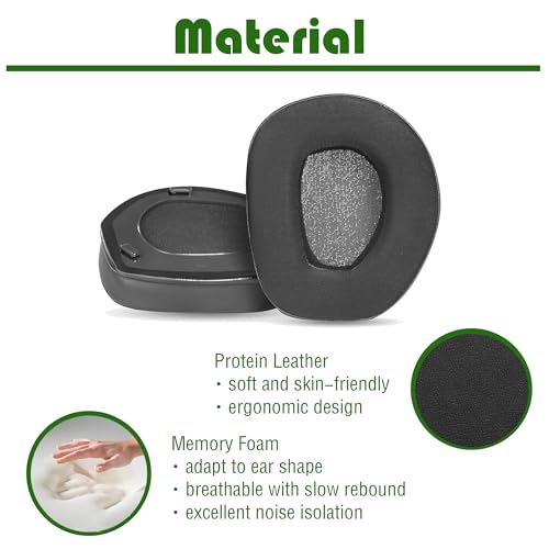 HDR175 Earpads Replacement Cushion Compatible with Sennheiser HDR 165 HDR175 HDR185 HDR195 RS165 RS175 RS185 RS195 Headphones Ear Pads with Cooling Gel miniatura 3