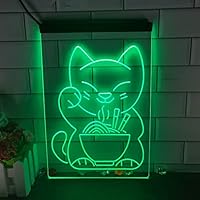 ネオンサイン ラーメン ネコ 招き猫ラーメン 招き猫ネオンサイン ラーメンネオンサイン