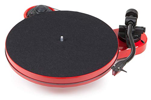 Pro-Ject RPM 1 Carbon Plattenspieler mit Riemenantrieb (inkl. Ortofon 2M Red, Rot)