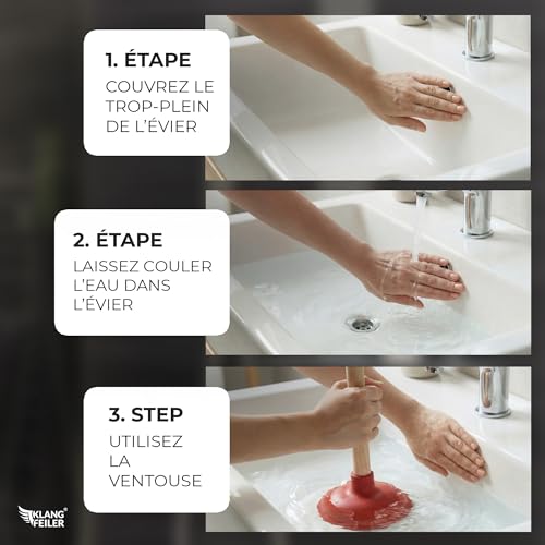 Klangfeiler® Ventouse deboucheur - 140mm - Fabricado en Alemania – vue 2