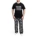 CafePress Just One More Level Pajamas Novelty Men's Pajama Set, Comfortable PJ Sleepwear With Checker Pant