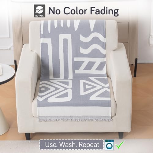 Image of HOKIPO Sofa Cover 1 Seater, 180x60 cm, Grey