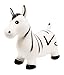 small foot 6793 Animal sauteur "Zèbre" pour l'intérieur et l'extérieur, en plastique robuste et pesant seulement 1,38 kg, à partir de 2 ans