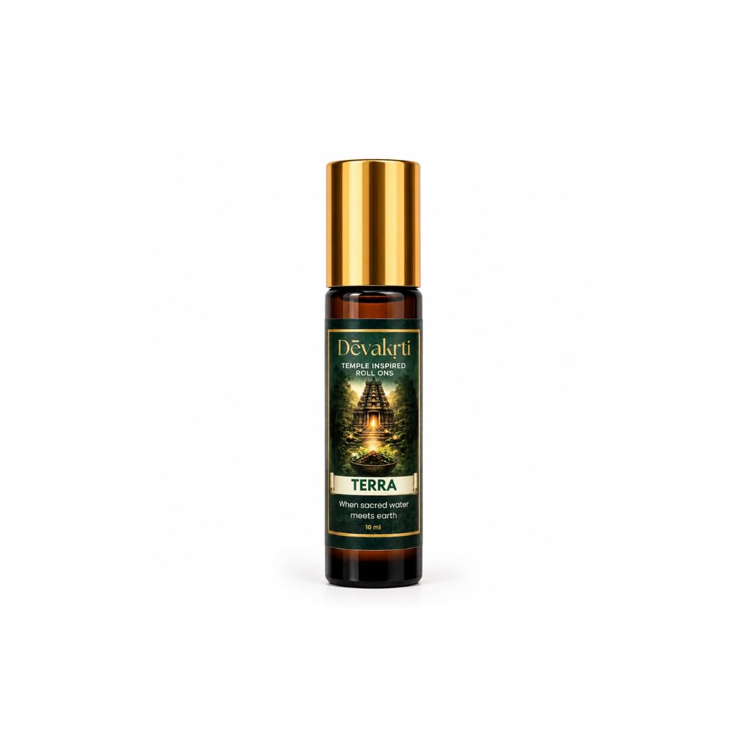Terra Temple-Inspired Attar Roll-On | Vetiver, Patchouli & Geosmin Fragrance | Alcohol-Free Long-Lasting Perfume Oil | Travel-Friendly | 10ml-picture-10