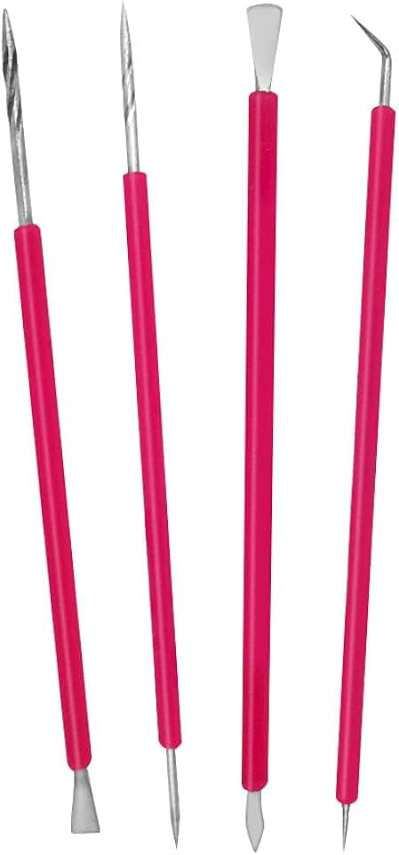 Kit 4 Diversos Cutícula Isis Cutelaria Pro Inox Silicone