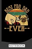 Photo Gallery retro vintage best pug dad ever notebook: pugs notebook journal: pugs journal - 120 page paperback notebook - (6"x9") Photo Gallery retro vintage best pug dad ever notebook: pugs notebook journal: pugs journal - 120 page paperback notebook - (6"x9")
