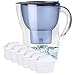 BRITA Marella XL 3,5L Wasserfilter Blau inkl. 6x Maxtra+ Kartuschen