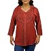 02 B Agan Traders Medieval Embroidered Flare Tunic Top Blouse