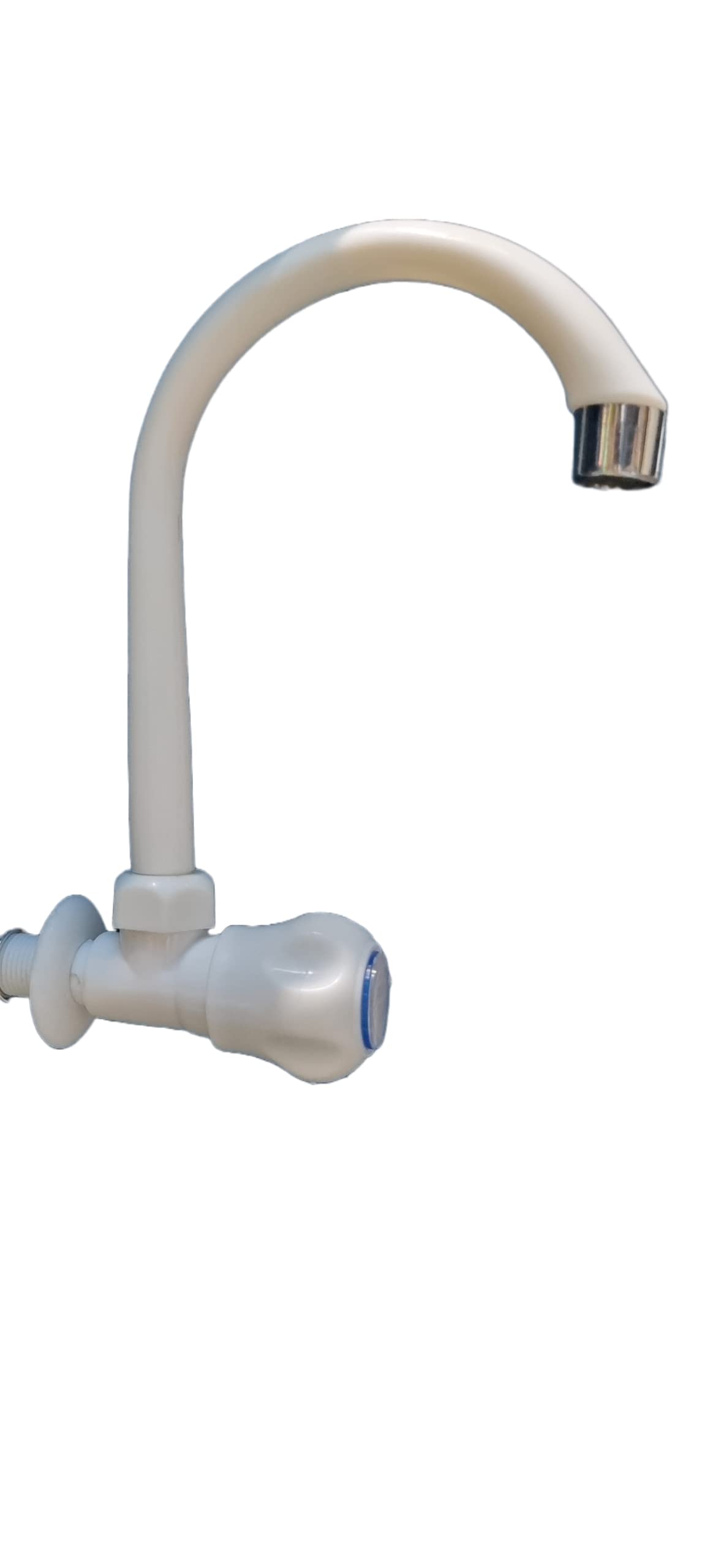 Plastic Sink Faucet, White, Painted Finish