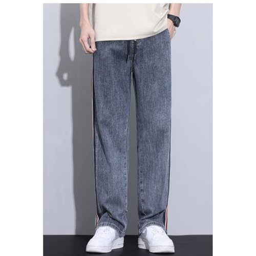 Wide Leg Straight Leg Denim Pants, Loose Fitting Casual Pants for Spring and(4X-Large)2