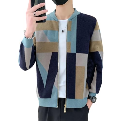 Men's O-Neck Casual Knitted Sweater Cardigan