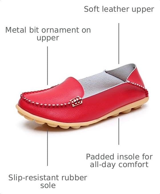 Image of VenusCelia Women's Natural Comfort 2 Walking Flat Loafer