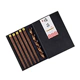 Juego de palillos sostenibles y modernos utensilios de comedor, aptos para lavavajillas, accesorios de cocina para adultos, vajilla de madera