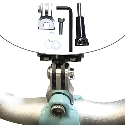 NC Fiets Camera Mount Houder Fietsstuur Klem voor Garmin Camera Fietsen Telefoon Vouwfiets - zilver - Image 3