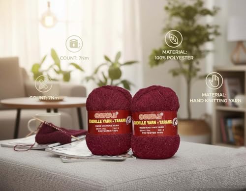 Image of Vard hman 100% Acrylic Wool Black (12 pc) Baby Wool Wool Ball Hand Knitting Wool /Art Craft Soft Fingering Crochet Hook Yarn, Needle Knitting Yarn Thread Dye T M PB