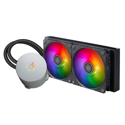 Image of Silverstone Technology IceMyst 240 All-in-One Liquid Cooler with ARGB Lighting