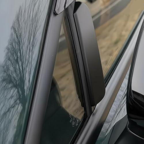 Anti-Buffeting Wind Deflectors 2nd Gen for – Window Vent Visors Reduce Wind Noise & Turbulence, ABS Plastic Panel Kit for (2005-2015) (Black)