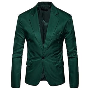 Herenblazer Slim-fit colbert met enkele rij knopen Effen casual blazer met gesp Herenblazer Slim-fit colbert met enkele…