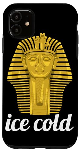 Ice Cold Gold Sphinx �G�W�v�g�l�Êw���D�ƃm�x���e�B �X�}�z�P�[�X iPhone 11 �p