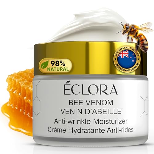 Bee Venom Skin Treatment Cream – Lifts, Firms & Hydrates – Anti Aging Bee Venom Cream for Skin with New Zealand Manuka Honey & Royal Jelly, plus Hyaluronic Acid – 98% Natural – Face & Neck – 50 ml