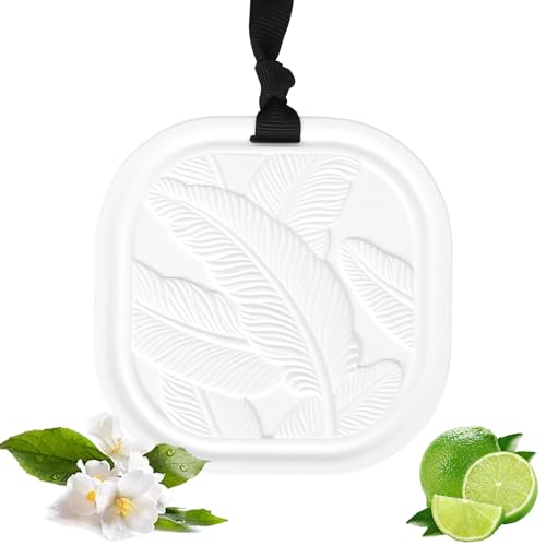 1 Sachet de Cire parfumée Solide, Fabriqué en Plâtre Fin avec Cordon de Suspension, pour Aromathérapie Suspendue et Rafraîchissement d'air, Idéal pour Armoire et Tiroir