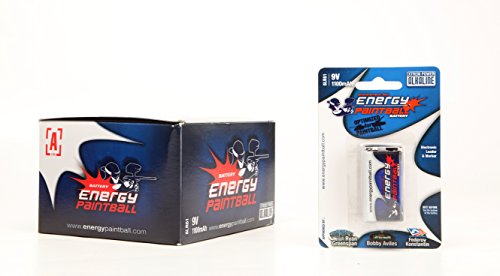 Boite de 12 piles ENERGY PAINTBAL 9 Volts Cover