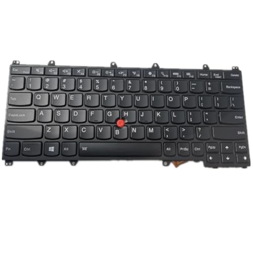 Clavier Lenovo Thinkpad X380 Yoga noir avec touches fluides et réactives US